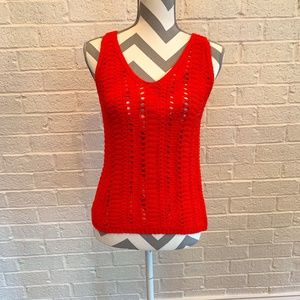 Coral Knit Tank Top